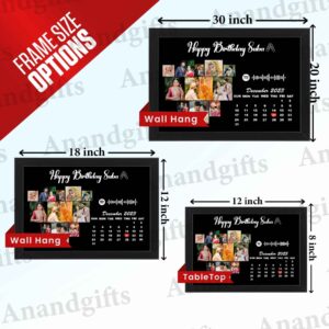 Soundtrack of Love – Custom Spotify Collage Frame for Weddings, Birthdays & More