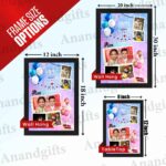 Birthday Treasures – 5-Photo Personalized Frame with Date