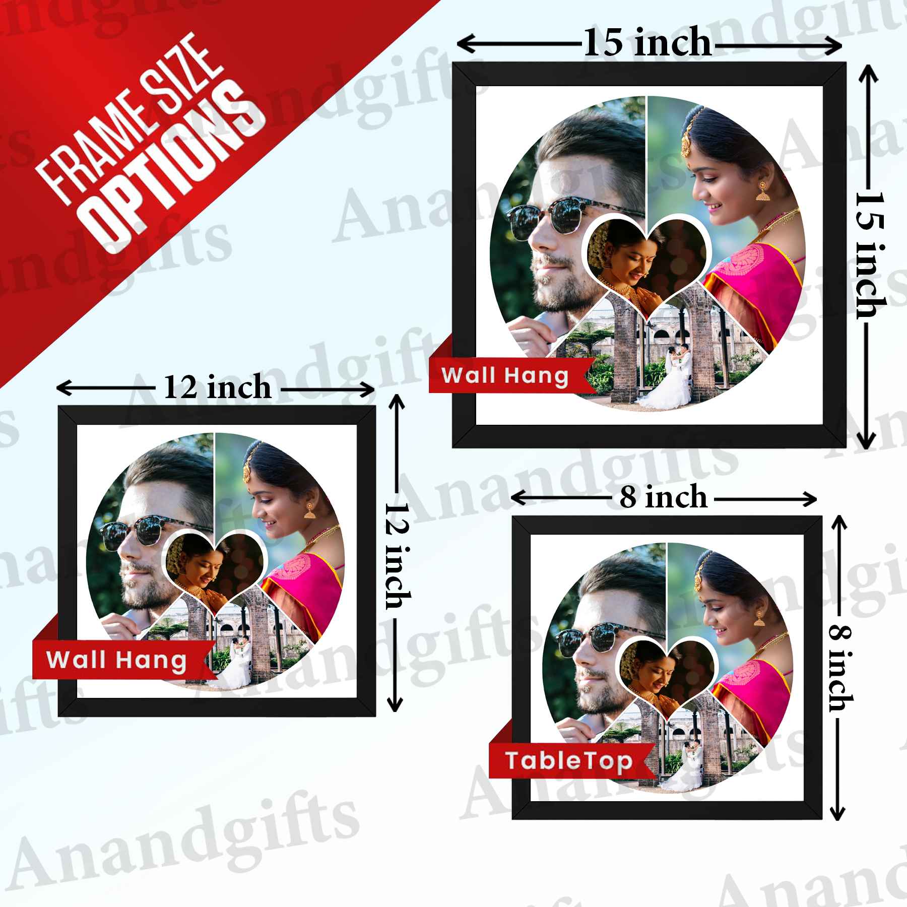 Quad Memories – 4 Photo Collage Frame for Weddings, Anniversaries & Birthdays Quad Memories – 4 Photo Collage Frame for Weddings, Anniversaries & Birthdays