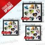 Ten Hearts, One Love – Personalized 10 Photo Heart Collage Frame for Weddings, Anniversaries & Valentine’s Day