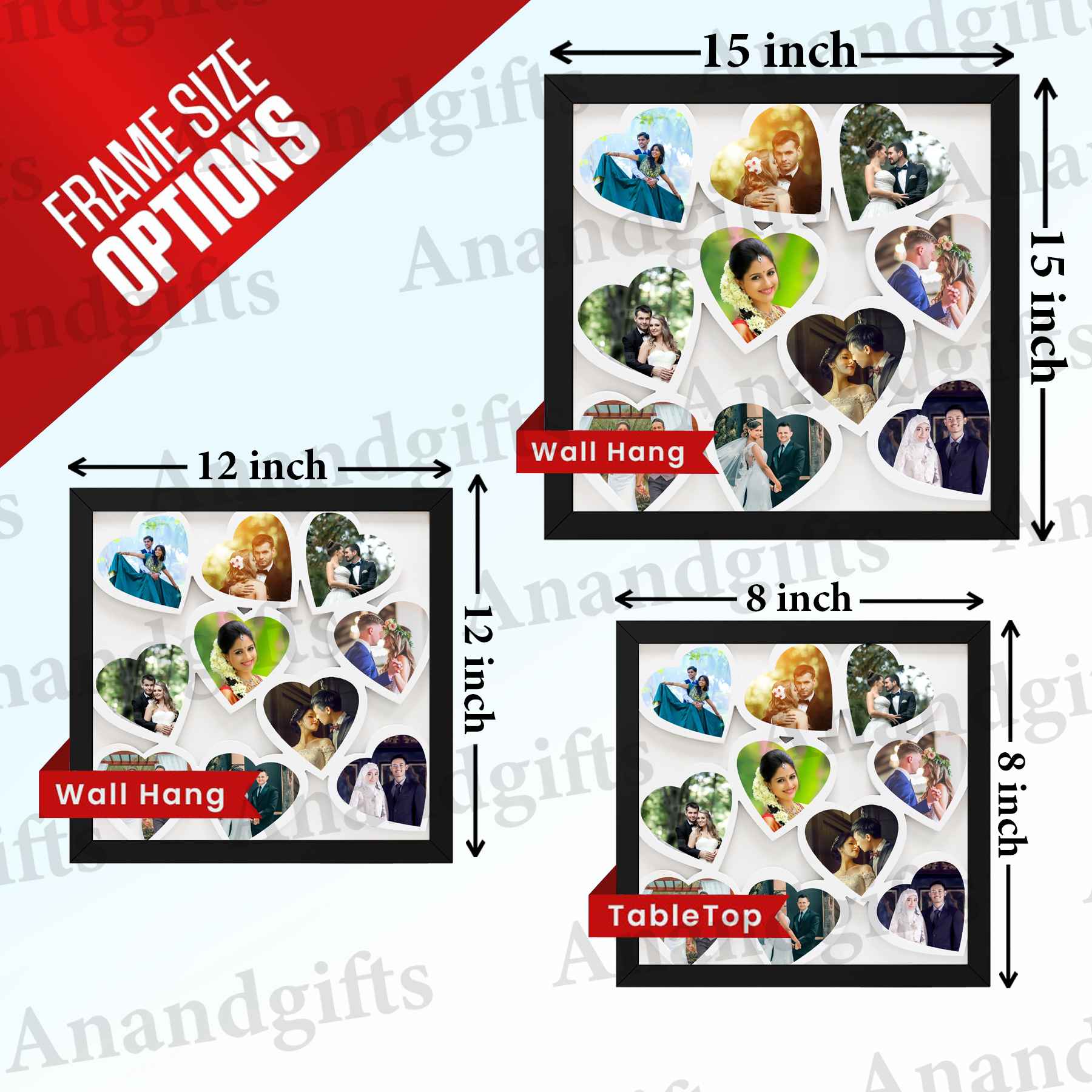 Ten Hearts, One Love – Personalized 10 Photo Heart Collage Frame for Weddings, Anniversaries & Valentine’s Day Ten Hearts, One Love – Personalized 10 Photo Heart Collage Frame for Weddings, Anniversaries & Valentine’s Day