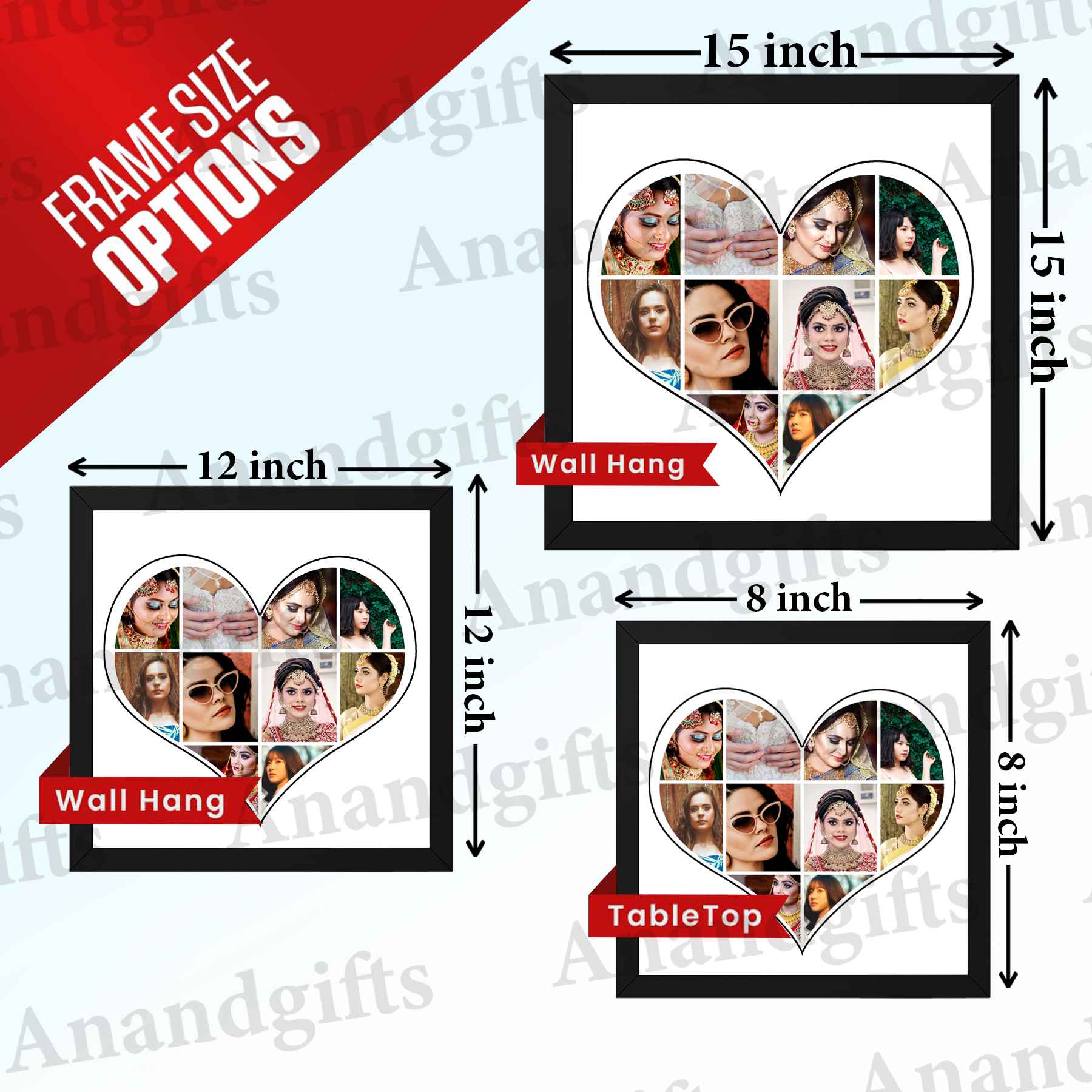 Forever in a Heart – Unique Photo Frame for Couples & Special Occasions