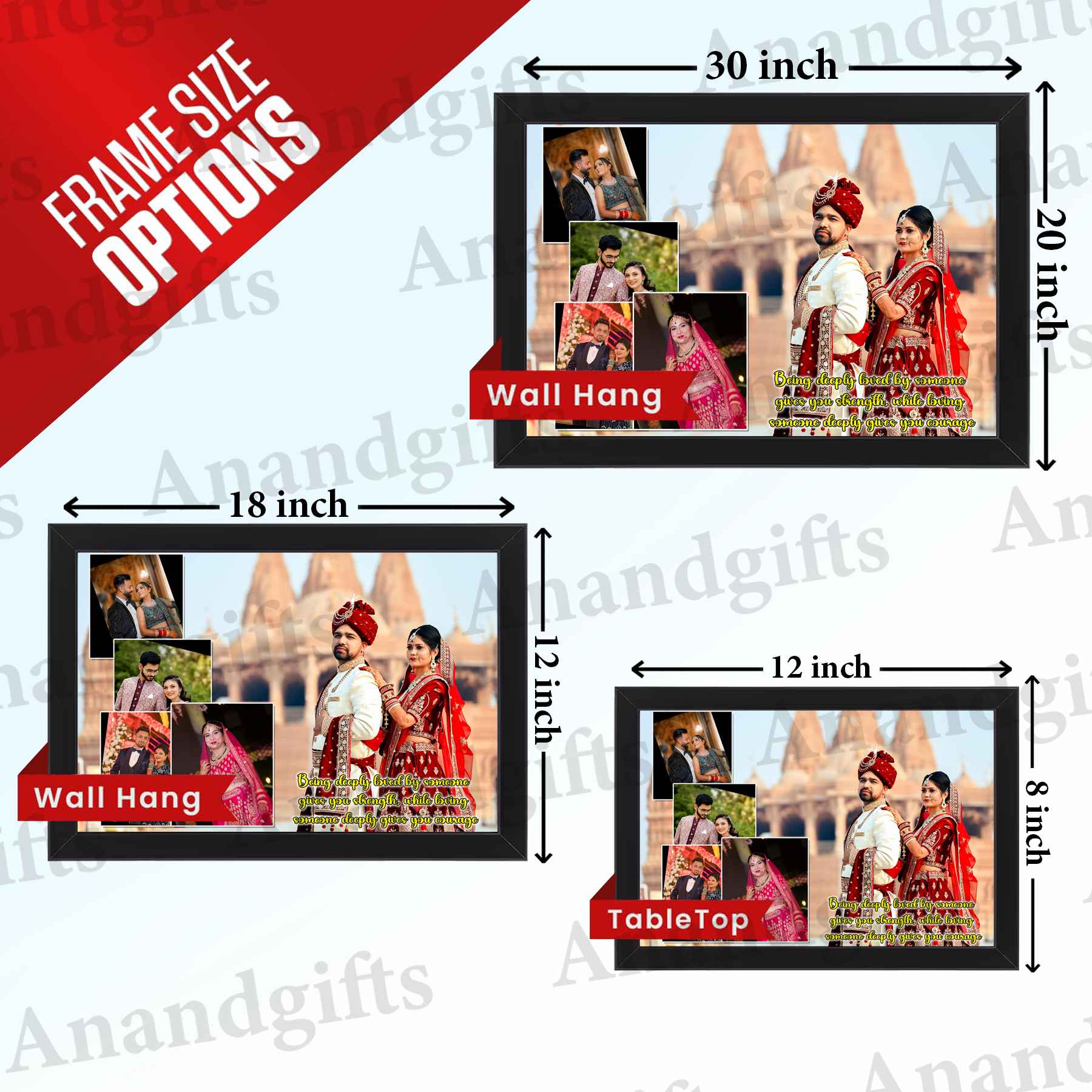Golden Moments – Personalized 5 Photo Collage for Weddings & Birthdays Golden Moments – Personalized 5 Photo Collage for Weddings & Birthdays