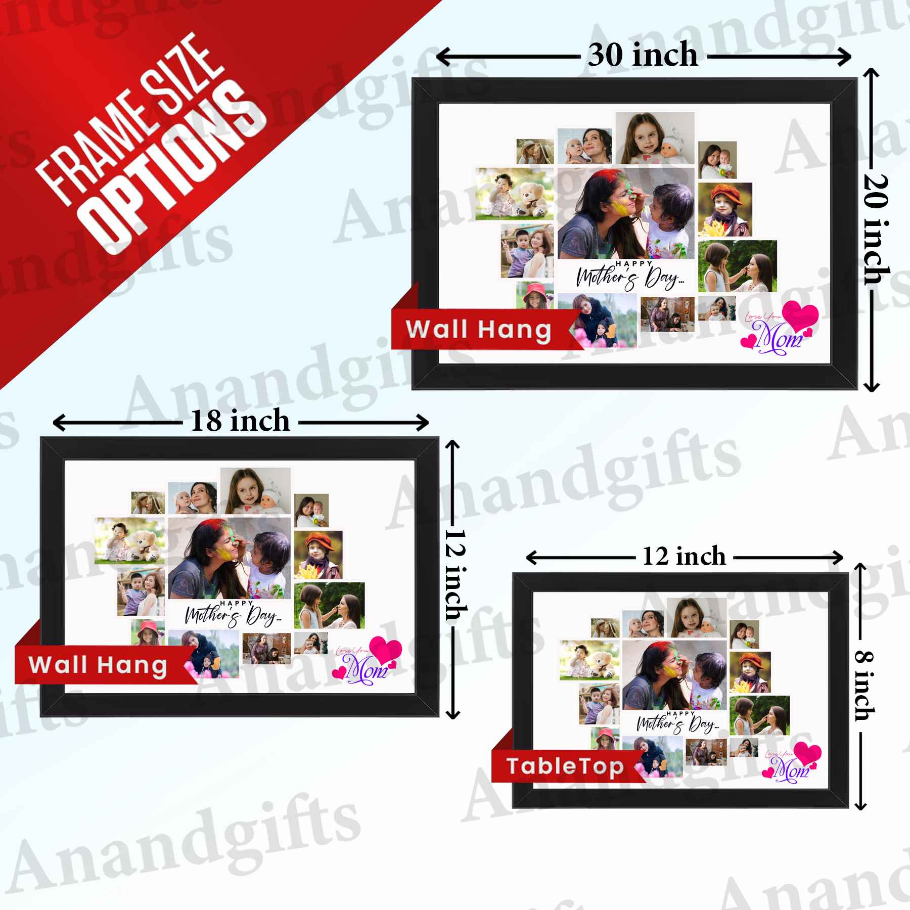 Forever Mom – Personalized Mother’s Day Collage Photo Frame