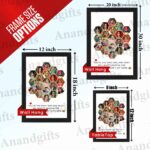A Lifetime of Memories – 19 Photo Unique Collage Frame for Weddings, Anniversaries & Birthdays