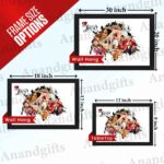 Cherished Moments – 6 Photo Unique Collage Frame for Weddings, Anniversaries & Valentine’s Day
