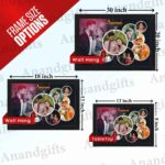 8 Photo Mixed Collage Frame for Weddings, Anniversaries & Valentine’s Day