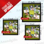 Golden Memories – 12 Photo Collage Frame for Every Special Moment for Weddings, Birthdays & More