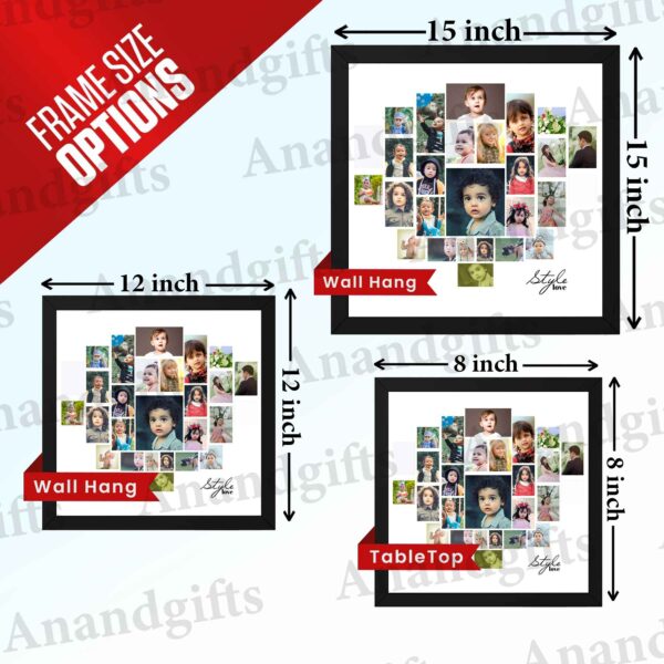 Golden Memories – 25 Photo Collage Frame for Every Special Moment for Weddings, Birthdays & More