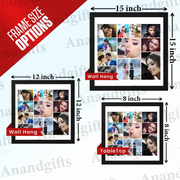 Golden Memories – 11 Photo Collage Frame for Every Special Moment for Weddings, Birthdays & More