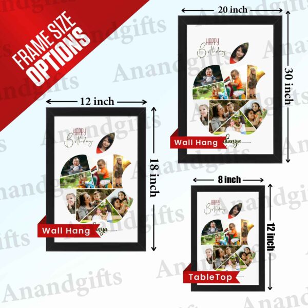 Sweet Memories – Apple-Shaped Birthday Collage Photo Frame