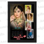 Memories in Time – 5-Photo Calendar Frame for Weddings, Anniversaries, Birthdays & More