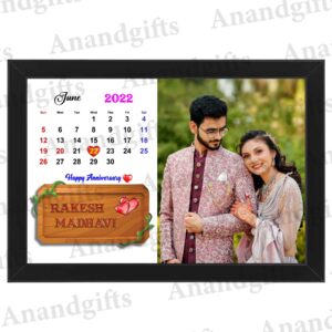 Moments in Time – Single Photo Calendar Frame for Weddings, Anniversaries & Birthdays