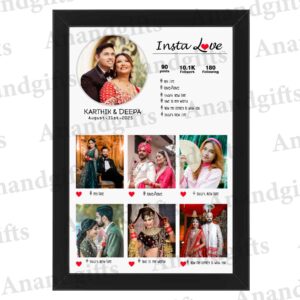 Insta love – Personalized Instagram Profile Photo Frame for Weddings & Engagements