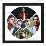 Five Memories, One Frame – Personalized 5 Photo Collage for Weddings, Anniversaries & Birthdays