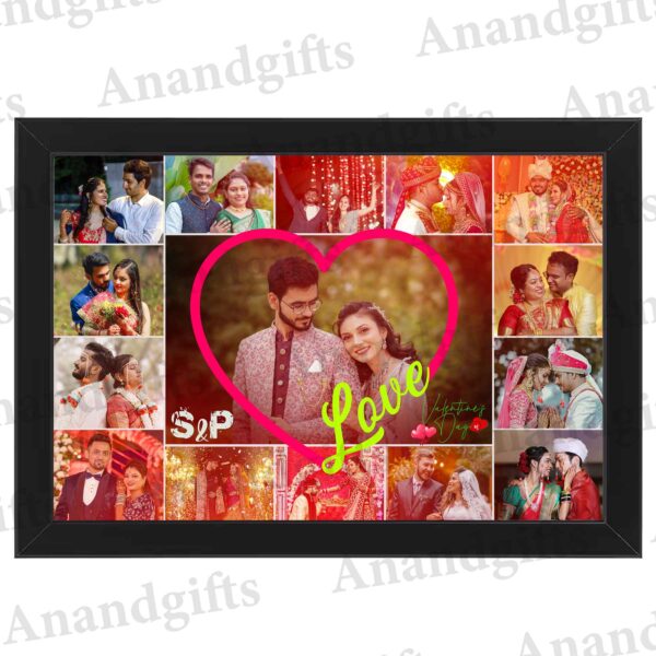15 Treasured Memories – Personalized Collage Frame for Couples & Celebrations