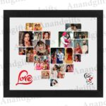 Endless Love – Heart-Shaped Multi-Photo Collage Frame for Weddings, Anniversaries & Valentine’s Day