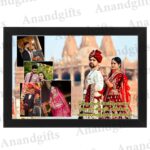Golden Moments – Personalized 5 Photo Collage for Weddings & Birthdays