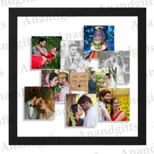 Forever Together – 9 Photo Unique Collage Frame for Weddings, Anniversaries & Valentine’s Day