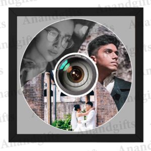Captured Love – 3 Photo Camera-Shaped Collage Frame for Weddings, Anniversaries & Valentine’s Day