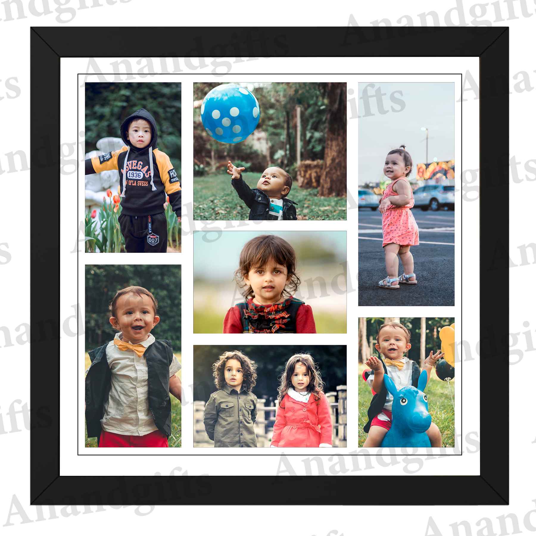 Celebration Moments – Personalized Collage Photo Frame for Weddings, Birthdays & More