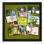 Golden Memories – 12 Photo Collage Frame for Every Special Moment for Weddings, Birthdays & More