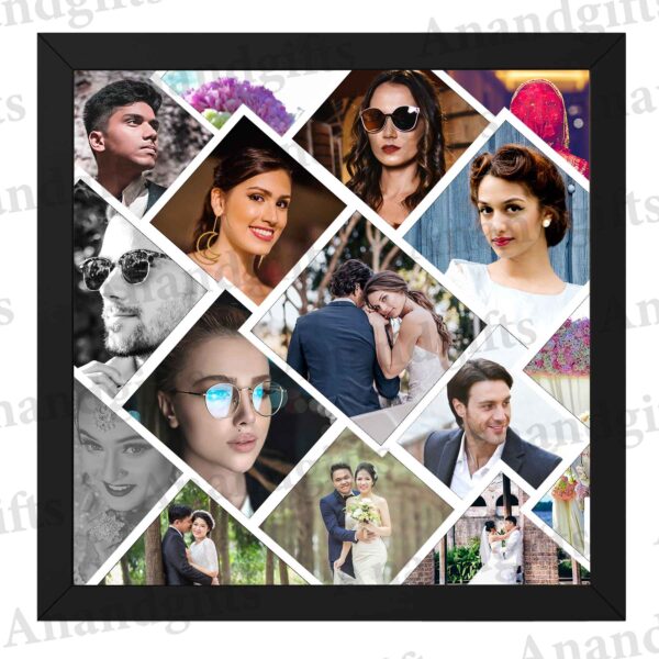 Golden Memories – 16 Photo Collage Frame for Every Special Moment for Weddings, Birthdays & More