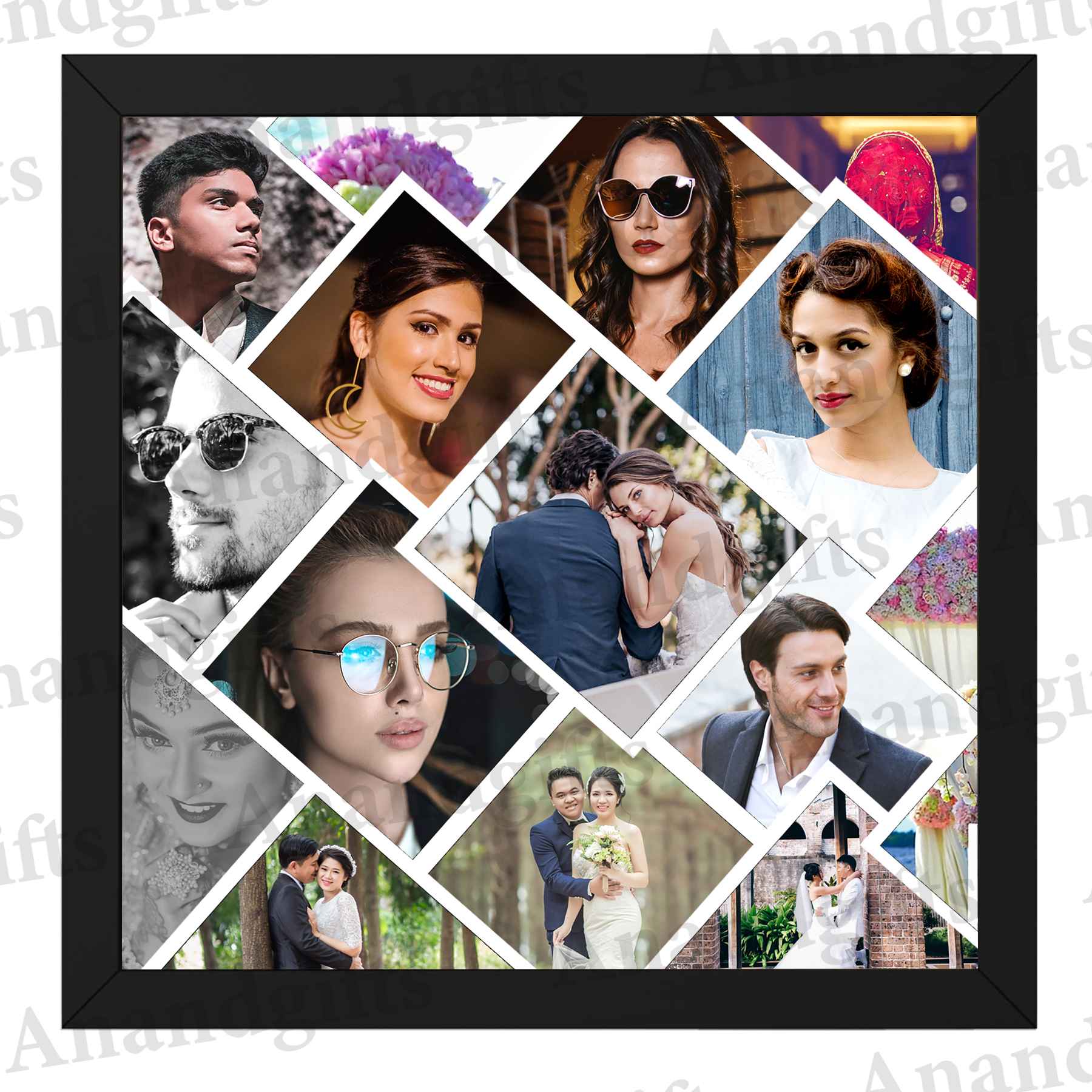 Golden Memories – 16 Photo Collage Frame for Every Special Moment for Weddings, Birthdays & More Golden Memories – 16 Photo Collage Frame for Every Special Moment for Weddings, Birthdays & More