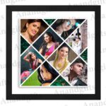 Golden Memories – 8 Photo Collage Frame for Every Special Moment for Weddings, Birthdays & More