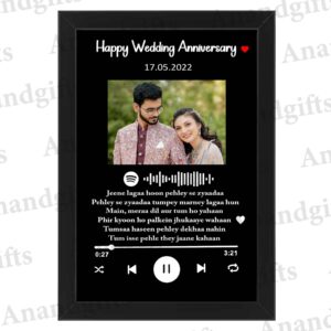 Your Song, Your Story – Custom Spotify Photo Frame for Weddings, Birthdays, Anniversary & More
