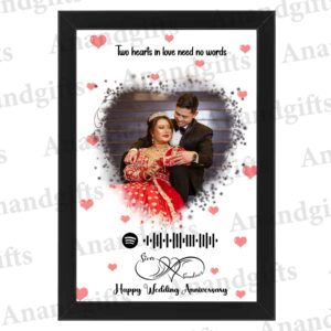 Song of Memories – Personalized Spotify Photo Frame for Weddings & Anniversaries