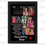 Special Moments – Personalized Calendar Photo Frame with Name & Date for Birthdays & Anniversaries