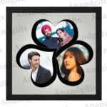 Together Forever – 3 Heart Collage Frame for Wedding, Anniversary & Birthday Gifts