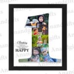 First Year Joy – Personalized 1st Birthday Photo Frame