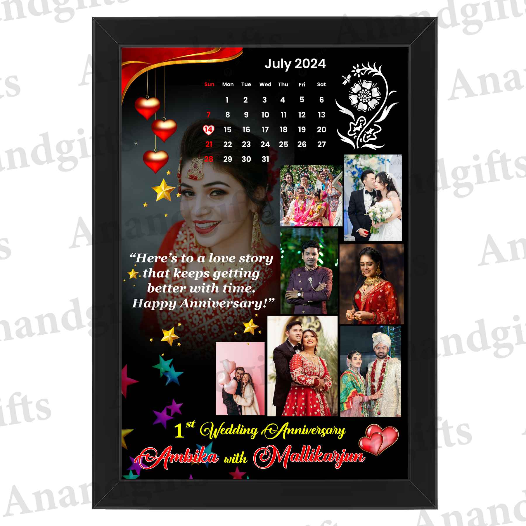 Moments to Remember – Custom Calendar Photo Frame for Special Occasions