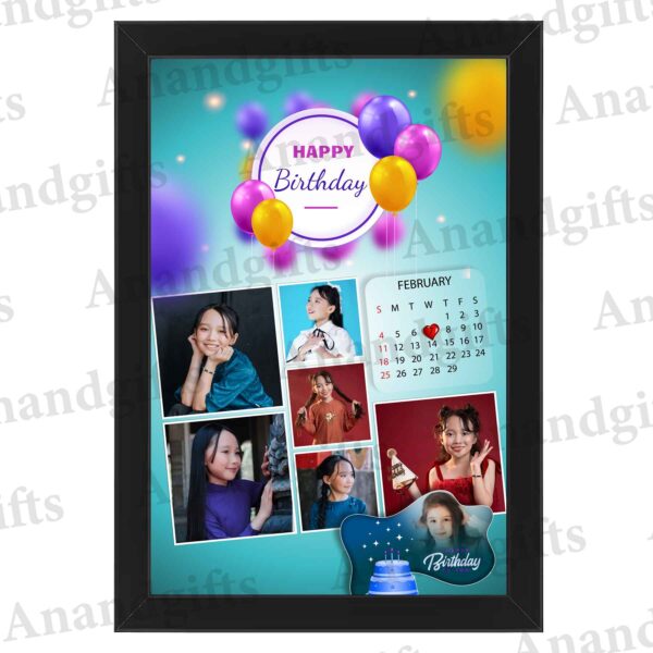 Birthday Vibes – Stylish Personalized Photo Frame